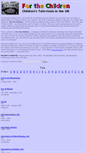 Mobile Screenshot of forthechildren.org.uk